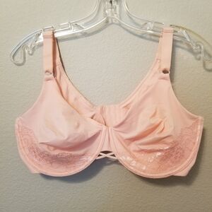 Vanity Fair 76571 Peach Radiant Back Smoothing Underwire Bra Sz 40D